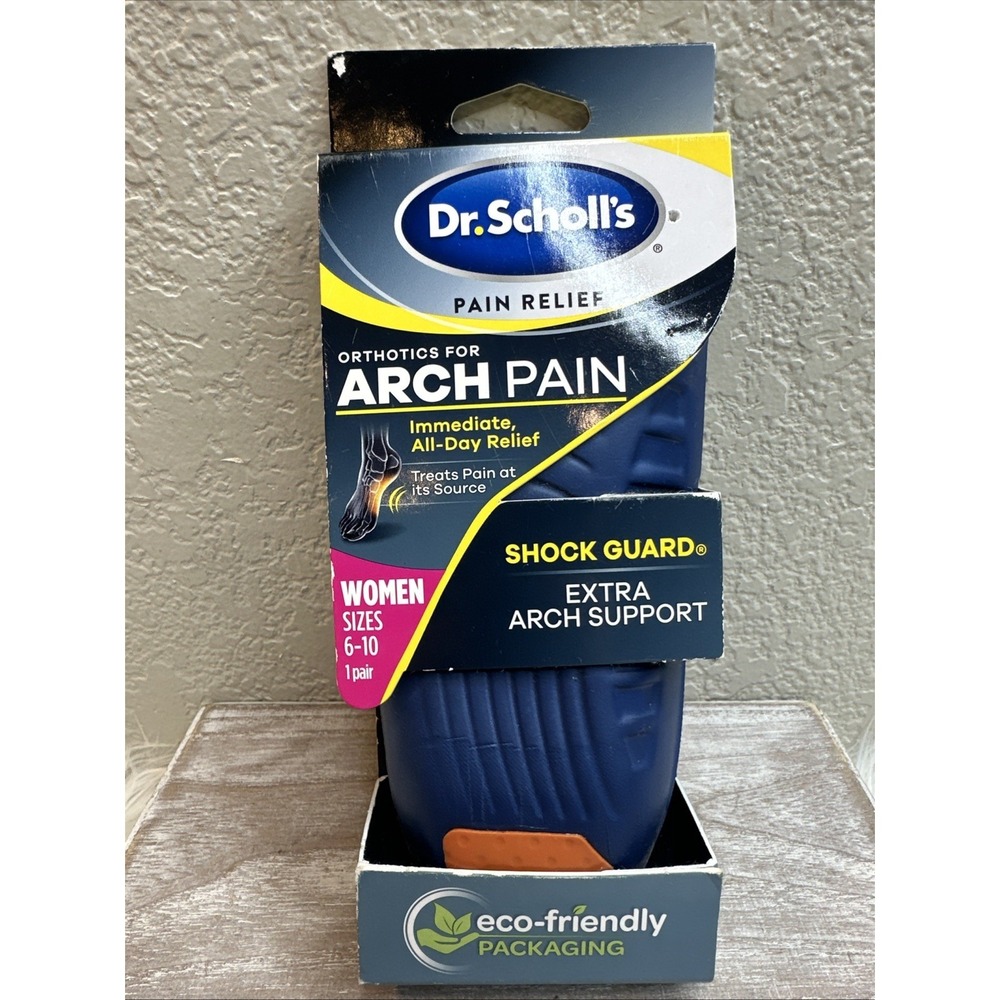 $14 🌙 Dr. Scholl's Arch Pain Women's‎ Sz 6-10 NEW